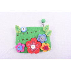 Felt coin purse