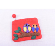 Felt coin purse