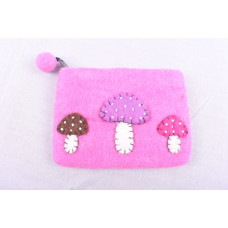 Felt coin purse