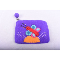 Felt coin purse