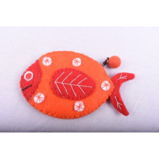 Felt coin purse