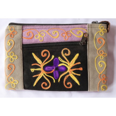 Embroidery coin purse
